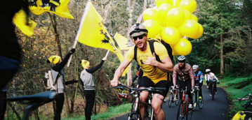 Cyclists glam up on two wheels for fancy dress rally